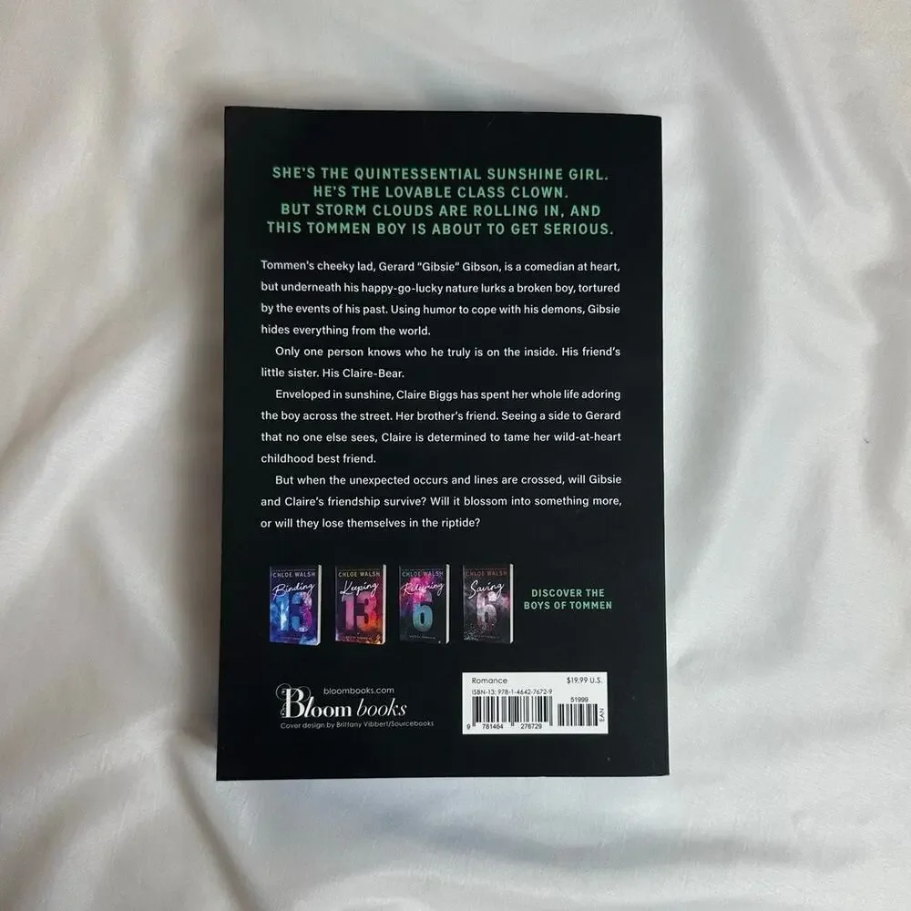 Taming 7 Chloe Walsh Deluxe Paperback Sprayed Edges Boys of Tommen #5 NEW